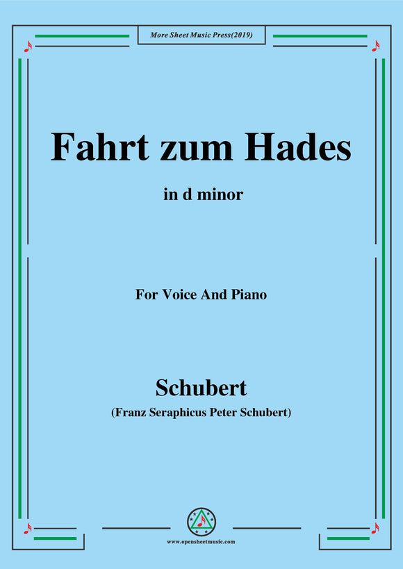 Schubert-Fahrt zum Hades