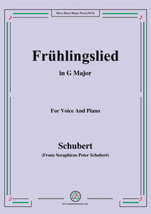 Schubert-Frühlingslied