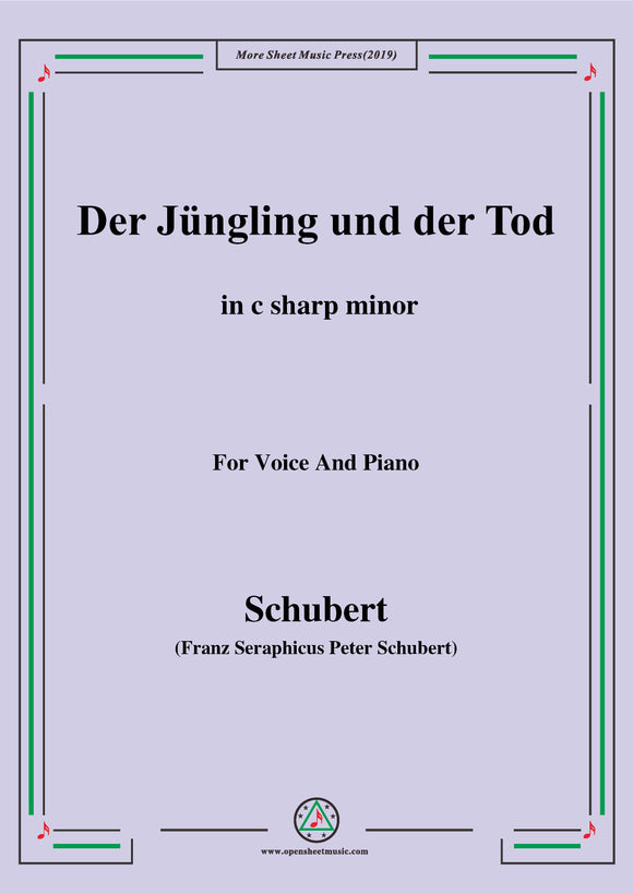 Schubert-Der Jüngling und der Tod
