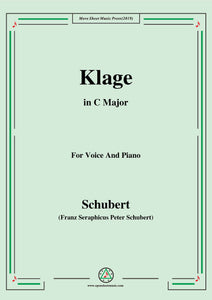 Schubert-Klage(Lament)
