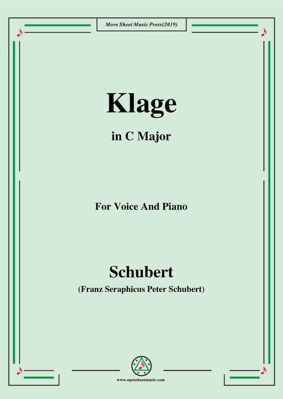 Schubert-Klage(Lament)