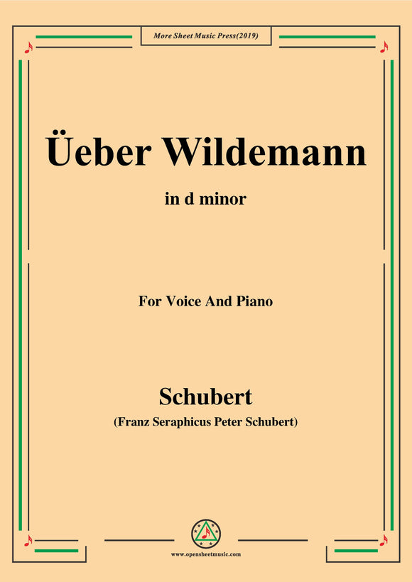 Schubert-Über Wildemann