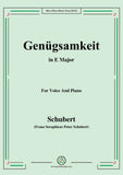 Schubert-Genügsamkeit