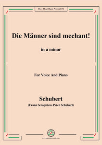 Schubert-Die Männer sind mechant!