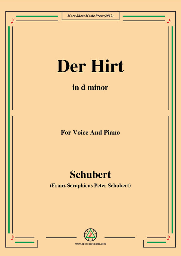 Schubert-Der Hirt
