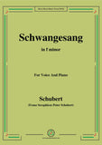 Schubert-Schwangesang