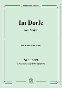 Schubert-Im Dorfe