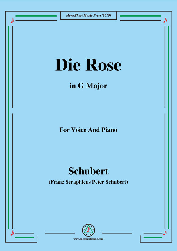 Schubert-Die Rose