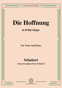 Schubert-Hoffnung(Die Hoffnung)