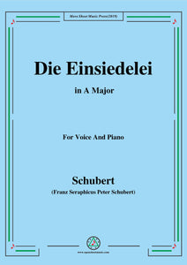 Schubert-Die Einsiedelei(The Hermitage)