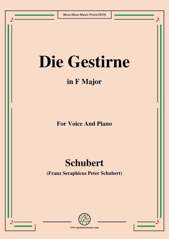 Schubert-Die Gestirne