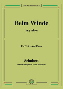 Schubert-Beim Winde