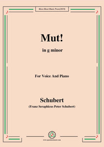 Schubert-Mut!,from 'Winterreise',Op.89(D.911) No.22
