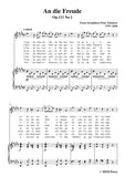 Schubert-An die Freude,Op.111 No.1