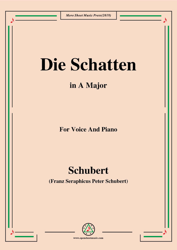 Schubert-Die Schatten