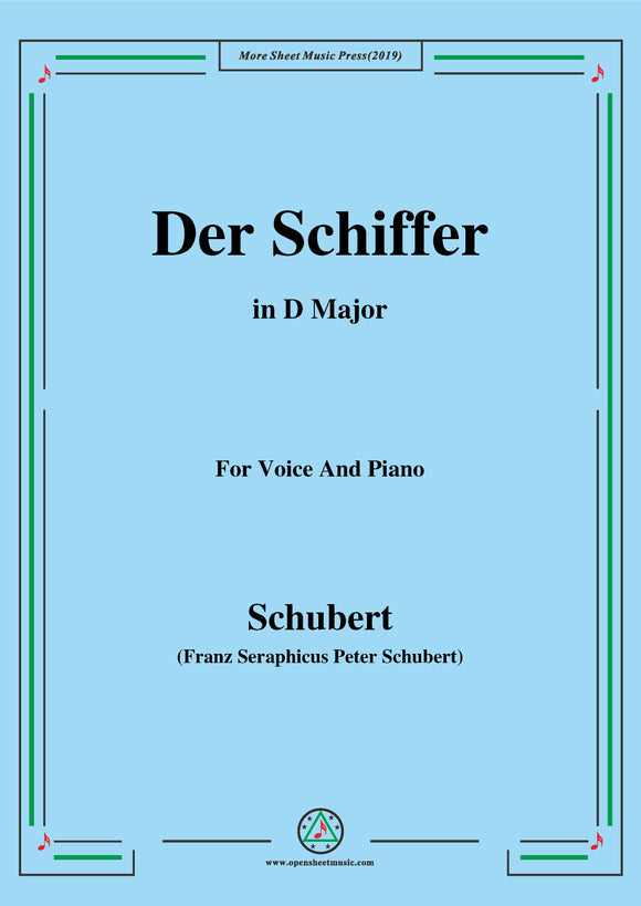 Schubert-Der Schiffer