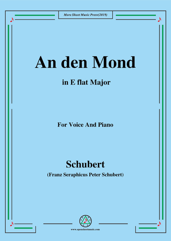 Schubert-An den Mond,D.259