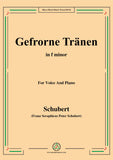 Schubert-Gefrorne Tränen,from 'Winterreise',Op.89(D.911) No.3
