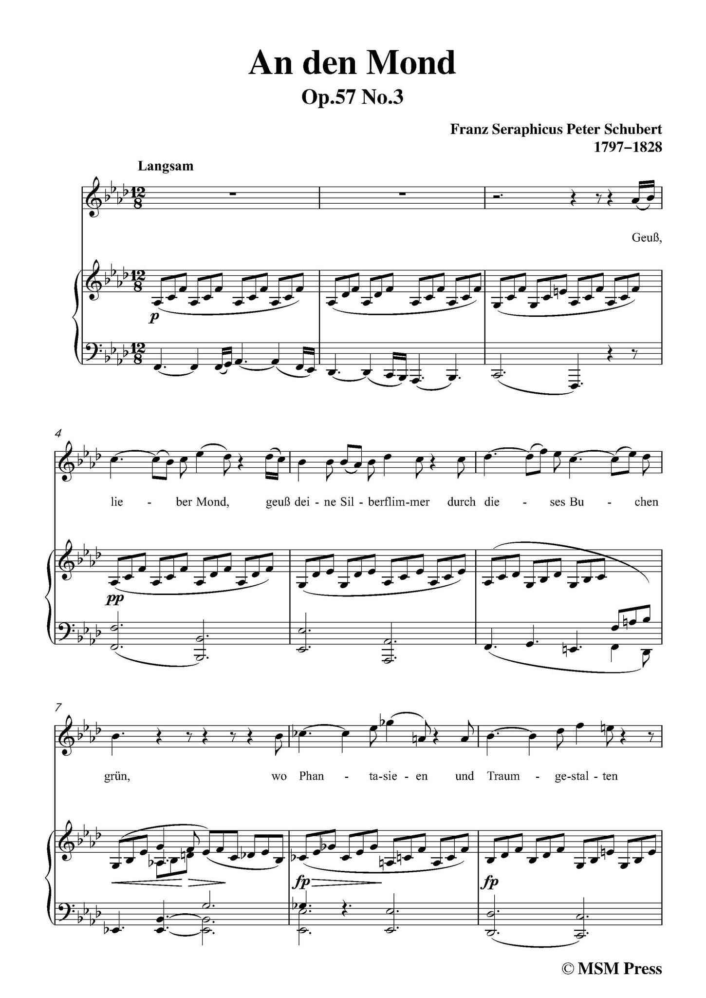 SCHUBERT/ LIEDER Ⅲ (高声用)EDTION PETER'S Schubert: Lieder - Volume 3 (Op. 80-98) (High Voice) : Franz