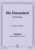 Schubert-Die Einsamkeit