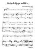 Schubert-Glaube,Hoffnung und Liebe,Op.97