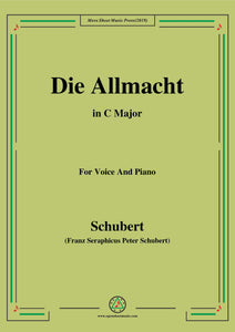 Schubert-Die Allmacht,Op.79 No.2