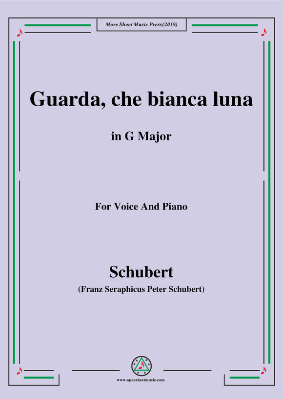 Schubert-Guarda,che bianca luna
