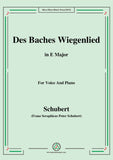 Schubert-Des Baches Wiegenlied,from 'Die Schöne Müllerin',Op.25 No.20
