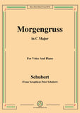 Schubert-Morgengruss,from 'Die Schöne Müllerin',Op.25 No.8
