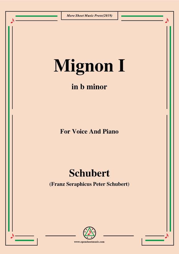 Schubert-Mignon I,D.726