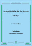 Schubert-Abendlied für die Entfernte,Op.88