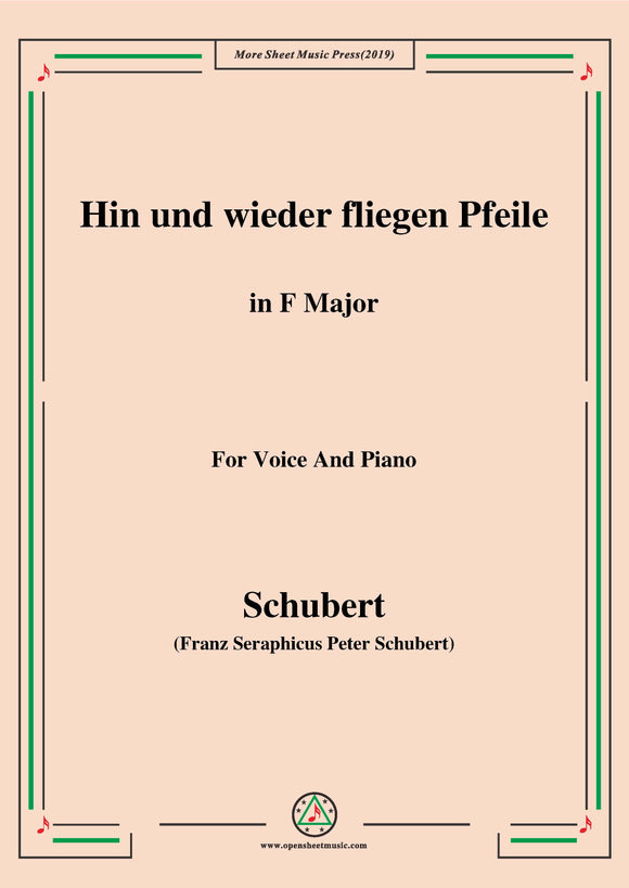 Schubert-Hin und wieder fliegen Pfeile