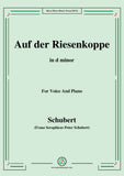 Schubert-Auf der Riesenkoppe(On the Giant Peak),D.611