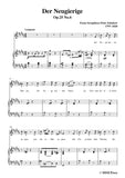 Schubert-Der Neugierige,from 'Die Schöne Müllerin',Op.25 No.6