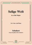 Schubert-Selige Welt(Blessed World),Op.23 No.2