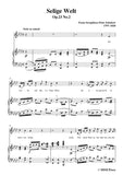 Schubert-Selige Welt(Blessed World),Op.23 No.2