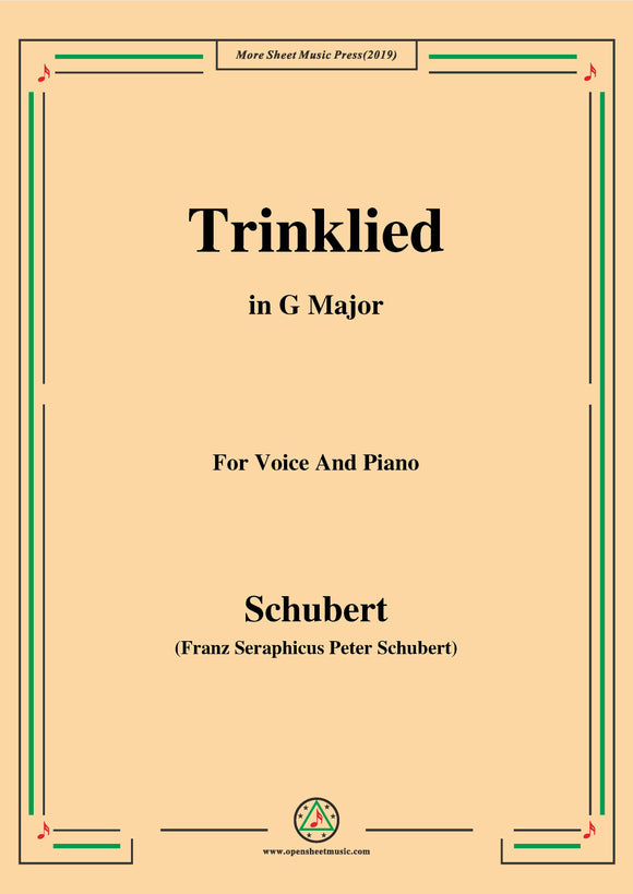 Schubert-Trinklied