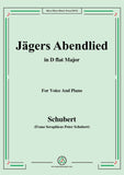 Schubert-Jägers Abendlied,Op.3 No.4