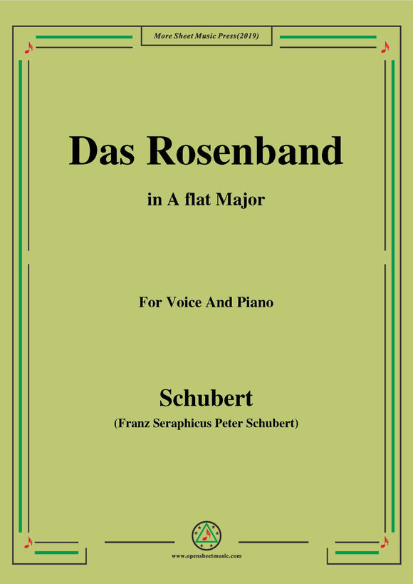 Schubert-Das Rosenband(The Rosy Ribbon),D.280