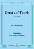Schubert-Orest auf Tauris(Orestes on Tauris),D.548
