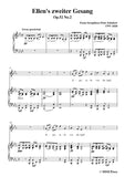 Schubert-Ellens Gesang II,Op.52 No.2