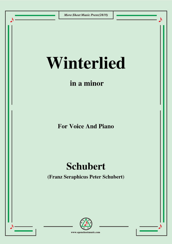 Schubert-Winterlied