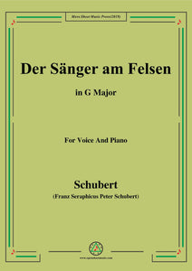 Schubert-Der Sänger am Felsen