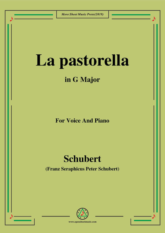 Schubert-La pastorella