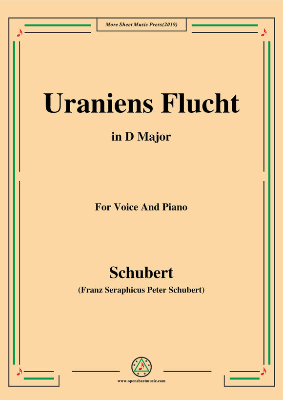 Schubert-Uraniens Flucht(Urania's Flight),D.554