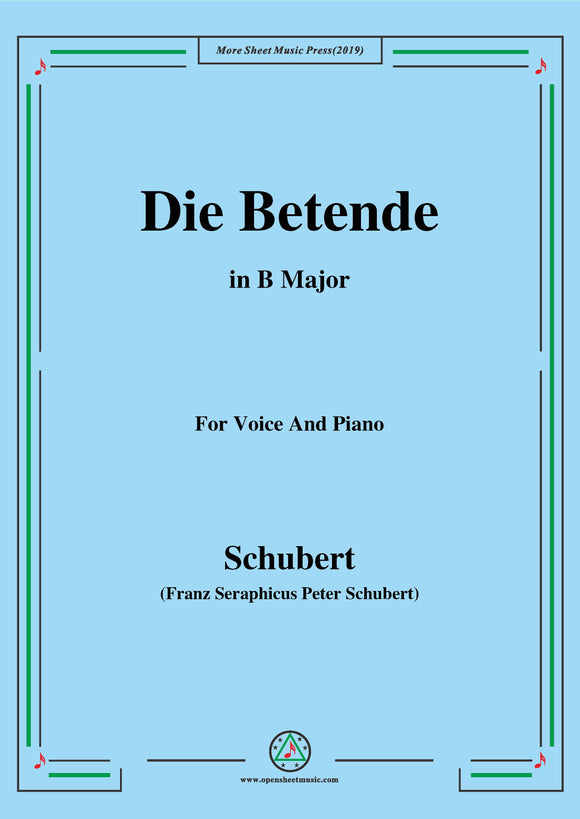 Schubert-Die Betende