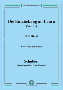 Schubert-Die Entzückung an Laura(Version II),D.577