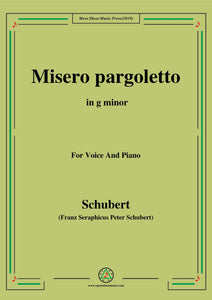 Schubert-Misero pargoletto