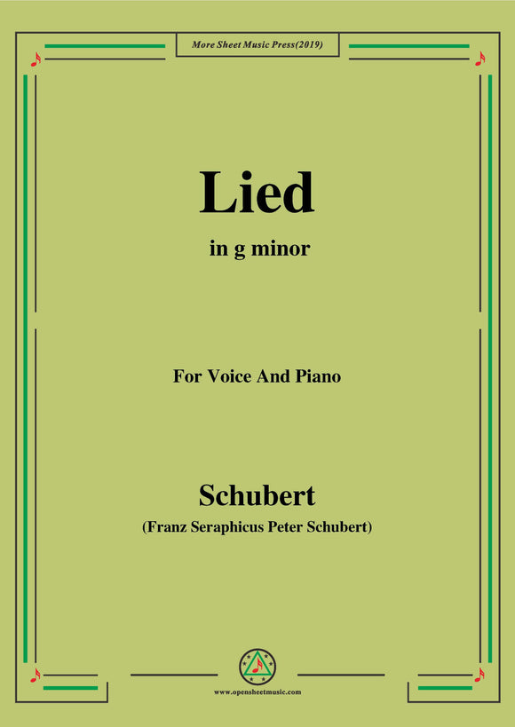 Schubert-Lied(Mutter geht durch ihre Kammern),D.373