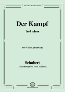 Schubert-Der Kampf,Op.110